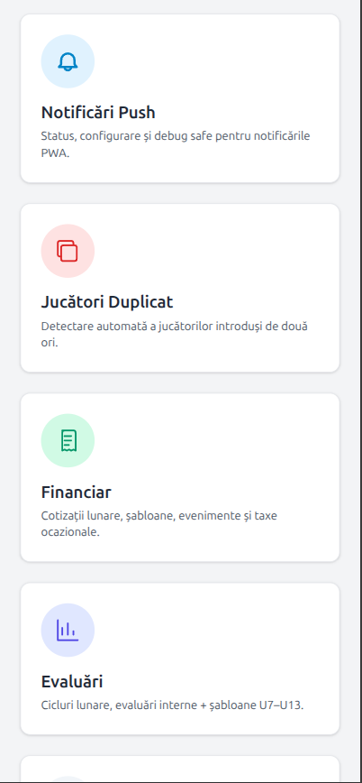 Admin Organizare Club 2